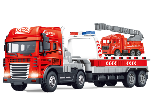 1:24 Scale Fire Truck with Mini Fire Truck