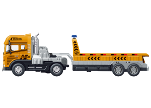 1:24 Scale Rescue Trailer Truck with Mini Truck - Image 3