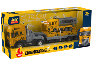 1:24 Scale Rescue Trailer Truck with Mini Truck - Image 5