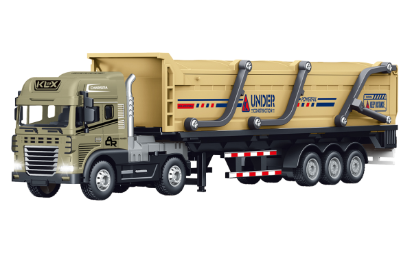 WHITE Die-Cast Transport Series Tractor Trailer